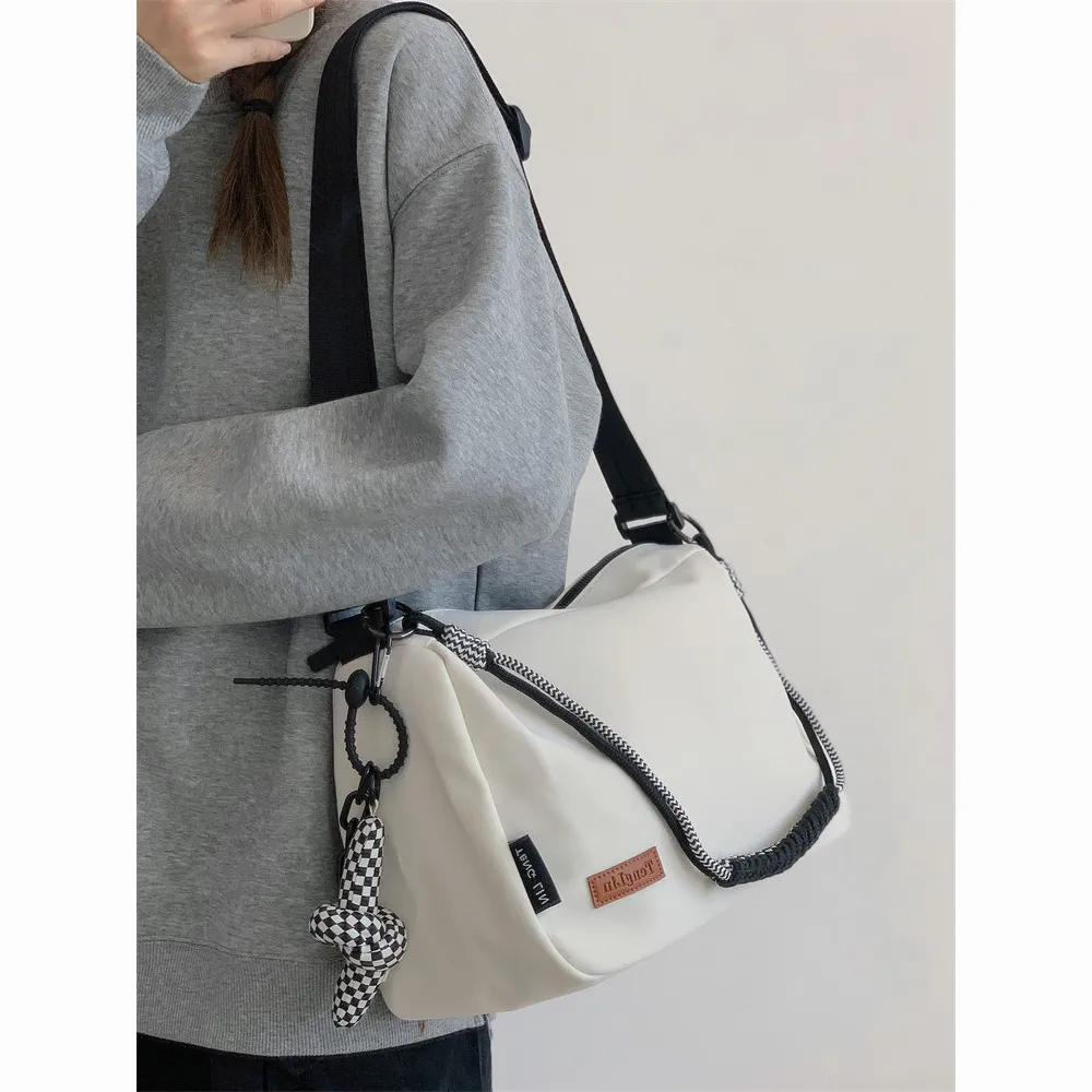 Large Capacity Canvas Crossbody Bag Women 2023 Trendy Waterproof Tote - 1