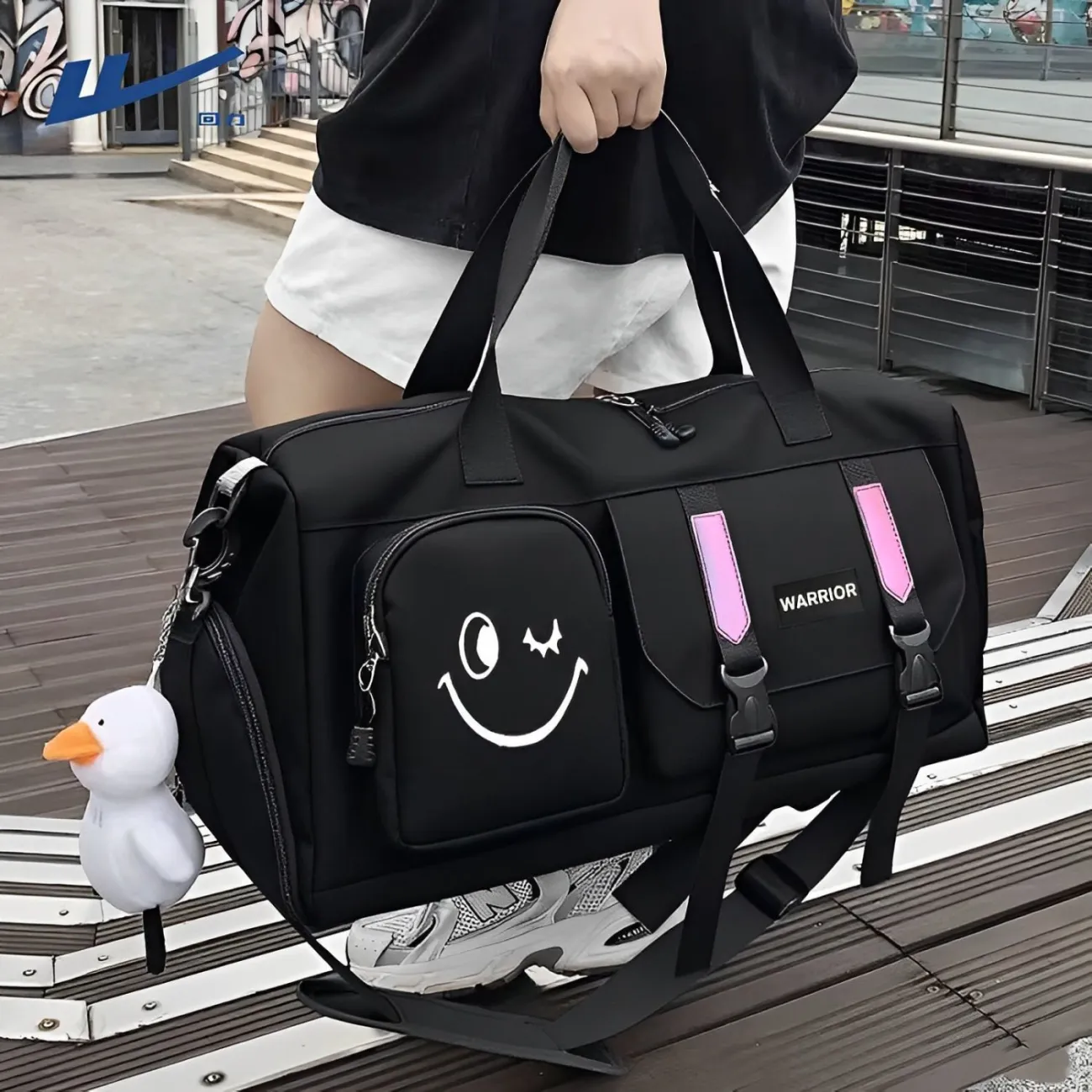 Large Capacity Gym Bag with Wet-Dry Separation, Sports Duffel for Men - 1