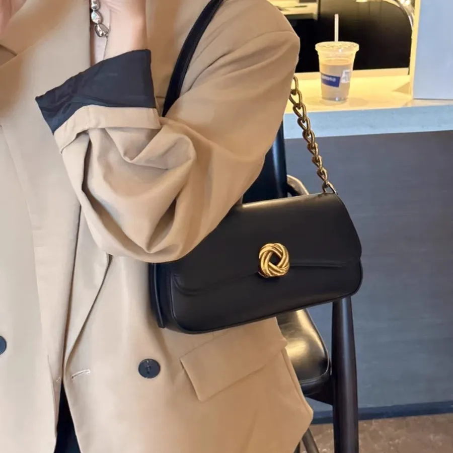 French Luxury Shoulder Bag 2025 New Retro Crossbody Bag for Women - 3