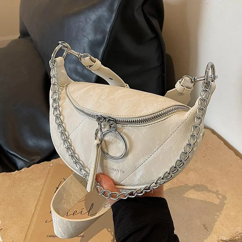 Trendy Waist Bag 2025, Fashionable Sling Bag for Women, Ins Summer Crossbody Chest Bag - 5