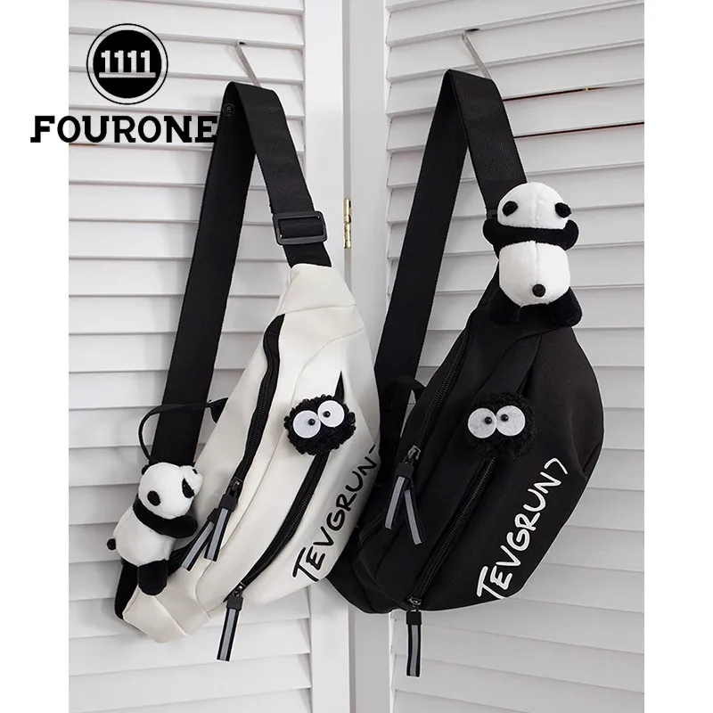 FOUR ONE Crossbody Bag for Men & Women, Sporty Sling Bag with Zipper Closure - 1