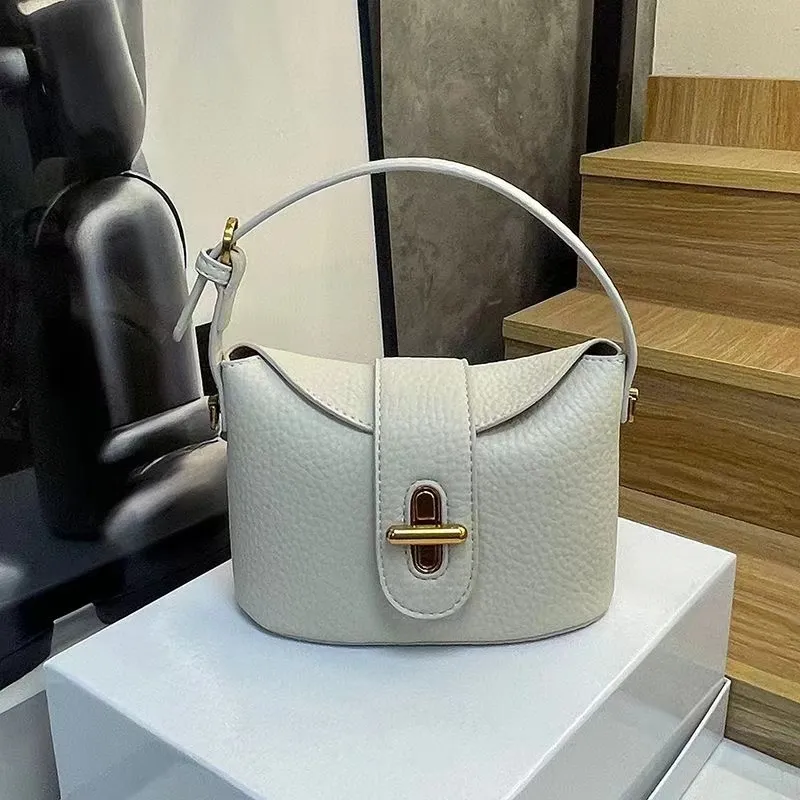 Stylish Box Shoulder Bag 2024, PU Leather Crossbody Bag for Women - 4