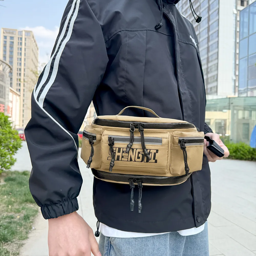 Motorcycle Riding Waist Pack - Waterproof Chest Bag for Bikers - 1