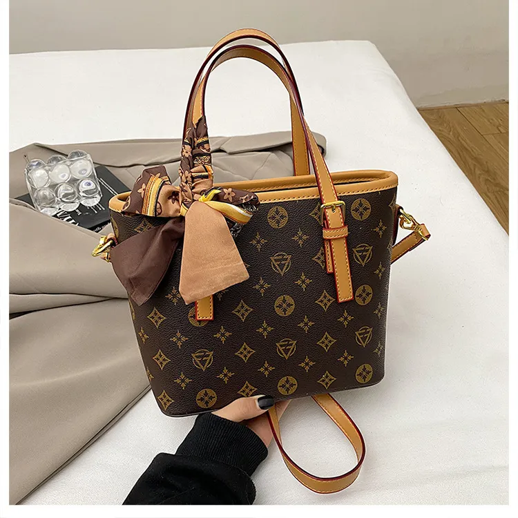 Vintage Bucket Bag 2025 Large Capacity Tote Crossbody Bag for Women - 1