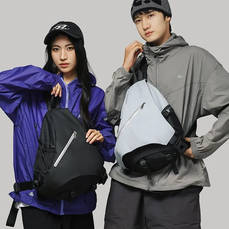 Men's Crossbody Bag Large Capacity Chest Pack Outdoor Hiking Sports - 2