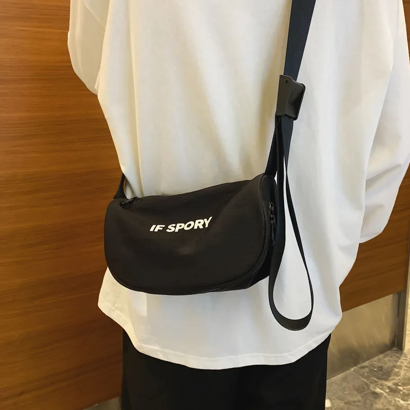 Men's Crossbody Bag Ins Style Nylon Sling Bag for Women Unisex - 2