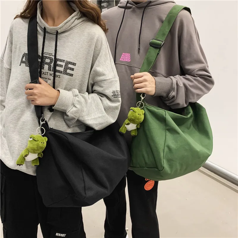 Trendy Canvas Crossbody Bag 2024 - Unisex Casual Sling Bag for Daily Use - 4