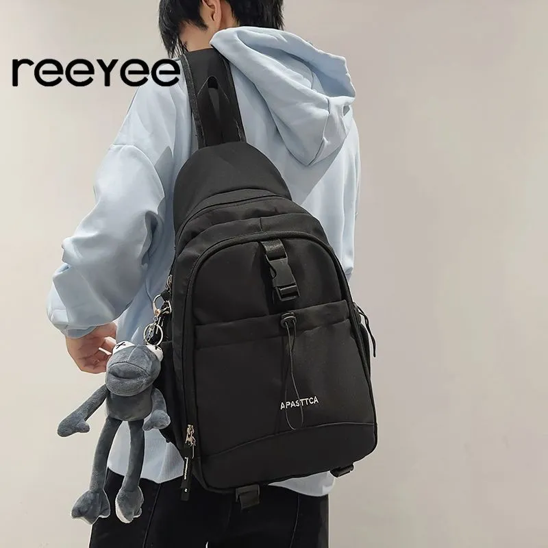 Men's Crossbody Bag Nylon Sling Pack Casual Sport Waist Pack - 2
