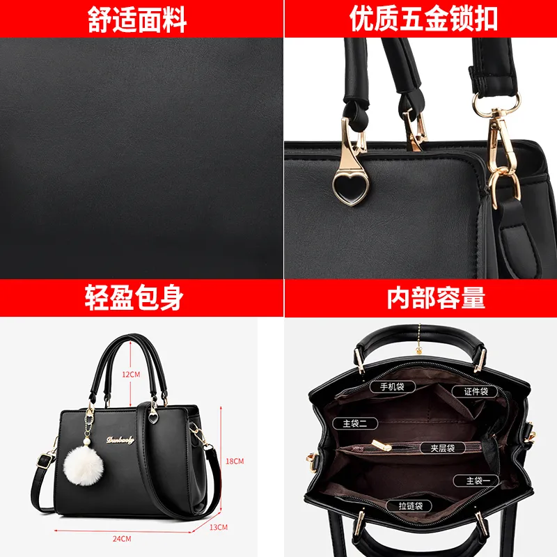 Stylish Tote Bag 2025 Women's Large Capacity Shoulder Handbag Crossbody - 3