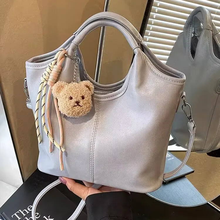 Stylish Large Tote Bag for Women 2025, Casual Handbag Crossbody Shoulder Bag - 1