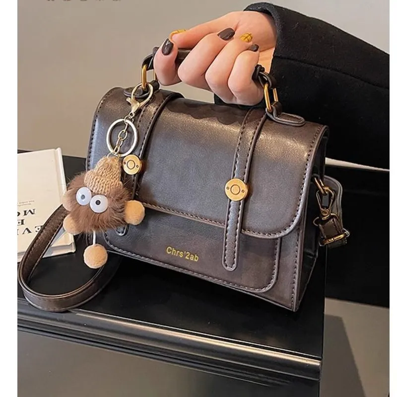 Retro Shoulder Bag for Women 2025, Versatile PU Crossbody Bag - 5