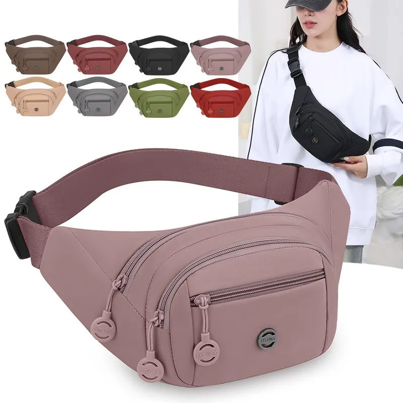 Running Waist Pack with Phone Pocket, Large Capacity Sports Fanny Pack for Outdoor - 1