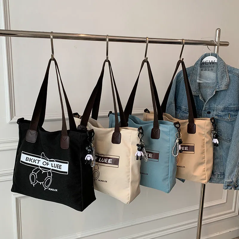 Canvas Tote Bag for Women 2024 Fashion Shoulder Bag Large Capacity - 5