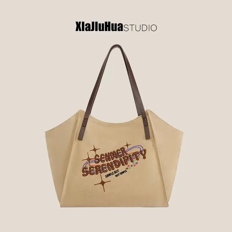 Large Capacity Canvas Tote Bag Women 2023 Shoulder Bag Commute - 4