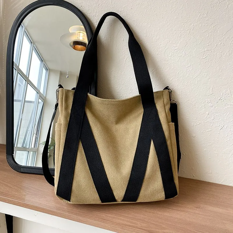 Canvas Tote Bag for Women, Casual Commute, Durable & Stylish - 1