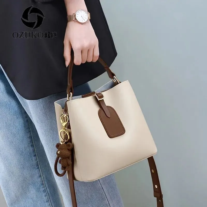Bucket Bag for Women 2025 New Fashion Tote Shoulder Crossbody Bag - 2
