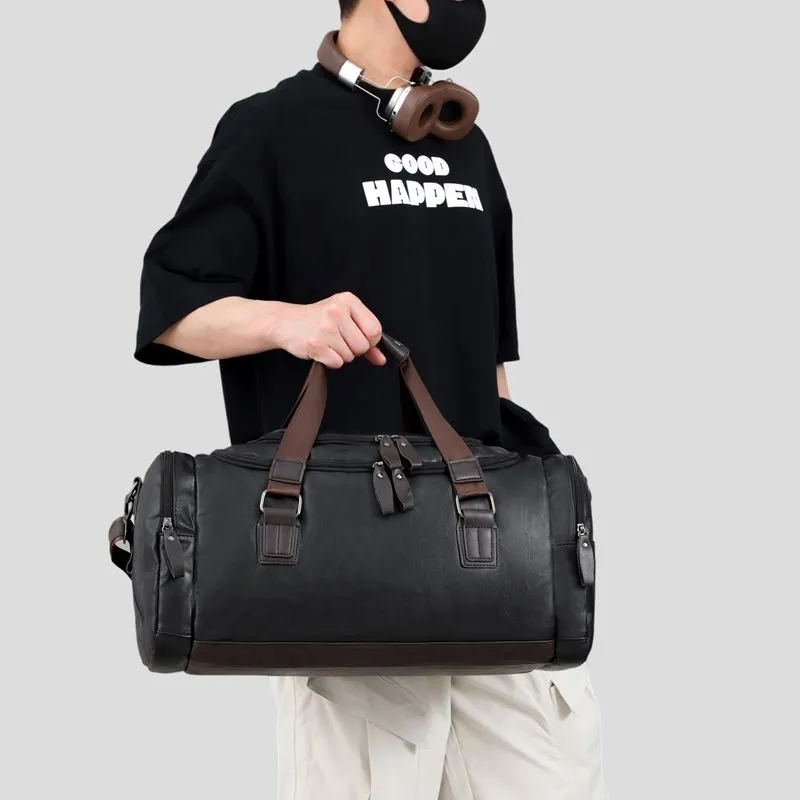 Men's Large Capacity Shoulder Bag for Business Travel & Laptop - 2