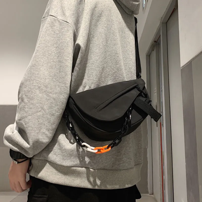 2021 Fashion UR Street Style Acrylic Chain Bag Unisex Crossbody Shoulder Bag - 1