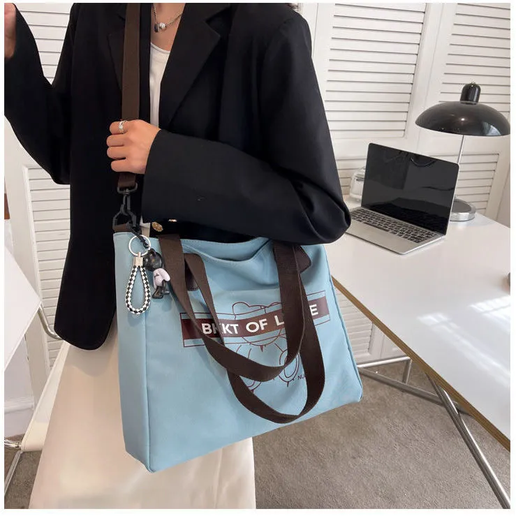 Canvas Tote Bag for Women 2024 Fashion Shoulder Bag Large Capacity - 4