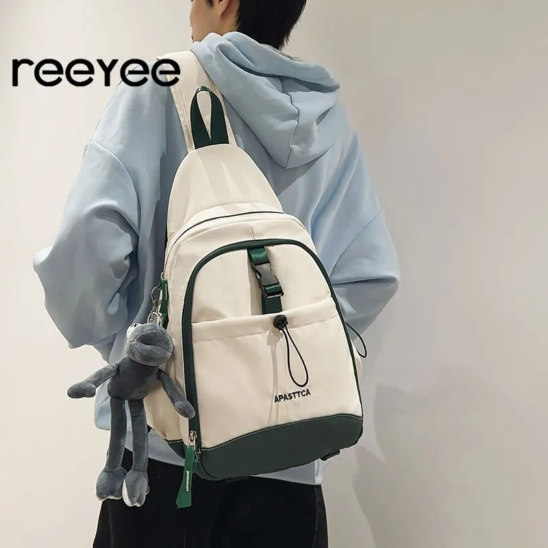 Men's Crossbody Bag Nylon Sling Pack Casual Sport Waist Pack - 1