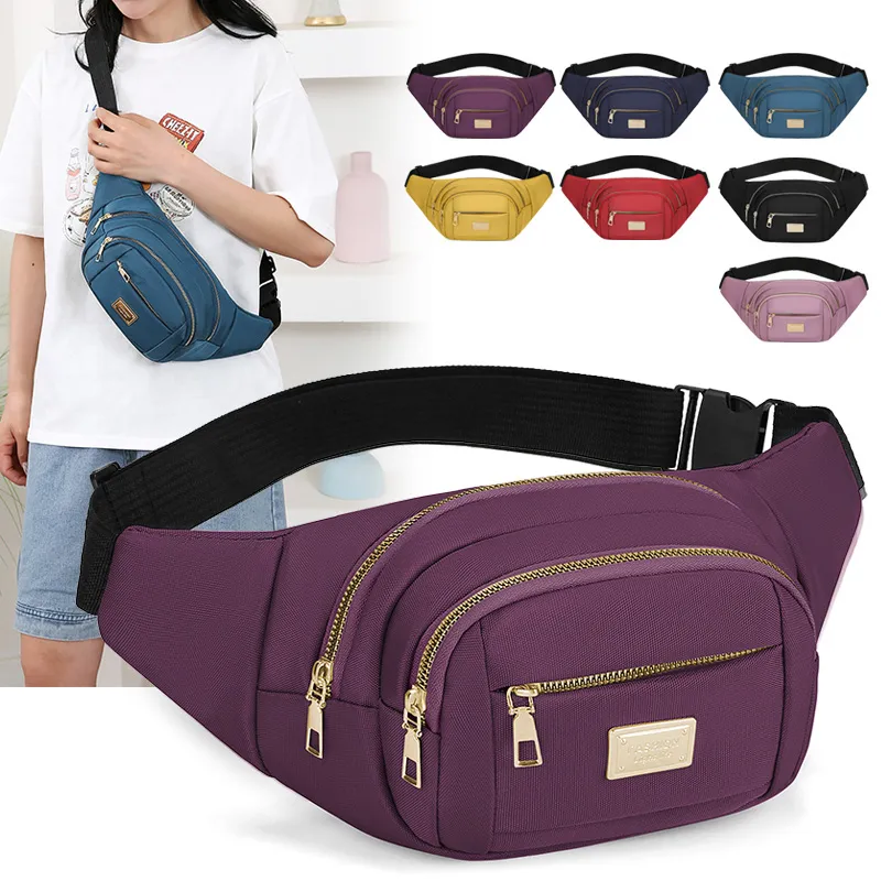 Women's Waist Bag Large Capacity Waterproof Travel Phone Wallet - 4