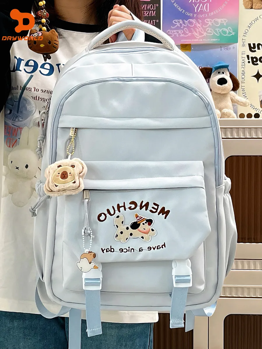 Ins Style Backpack for Women Large Capacity Cute School Bag Laptop Backpack - 4