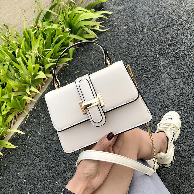 Small Floral Crossbody Bag 2025, PU Chain Shoulder Bag for Women - 4