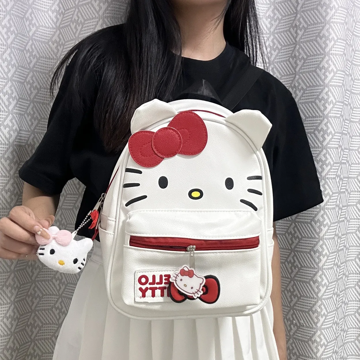 Hello Kitty Backpack for Girls, Cute Cartoon School Bag, Durable & Stylish - 4