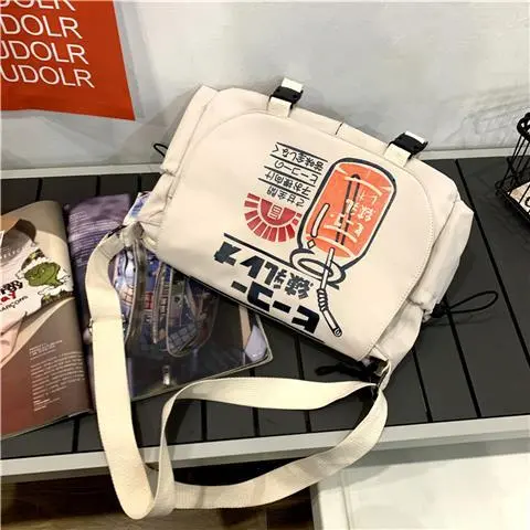 Men's Casual Shoulder Bag Large Capacity Nylon Crossbody Sling Bag - 5