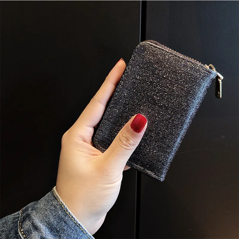 Long Wallet for Women with Multiple Card Slots, Large Capacity Fashionable Clutch Bag - 1