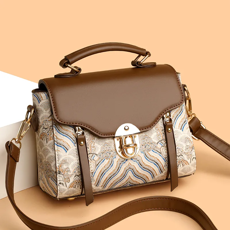 Retro Minimalist Crossbody Bag for Women, Fashionable & Versatile Shoulder Purse - 1