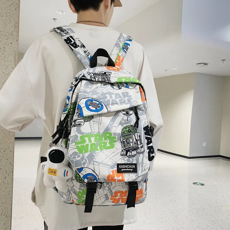 Graffiti Backpack for Boys Large Capacity 16 Inch Laptop School Bag - 2