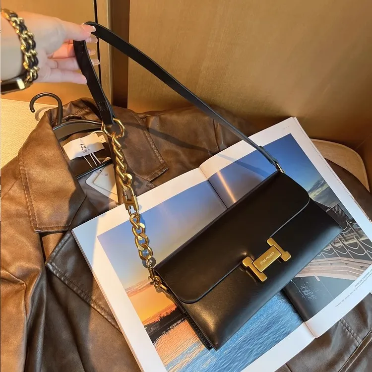 2024 Designer Shoulder Bag, Retro French Baguette Crossbody Purse for Women - 2