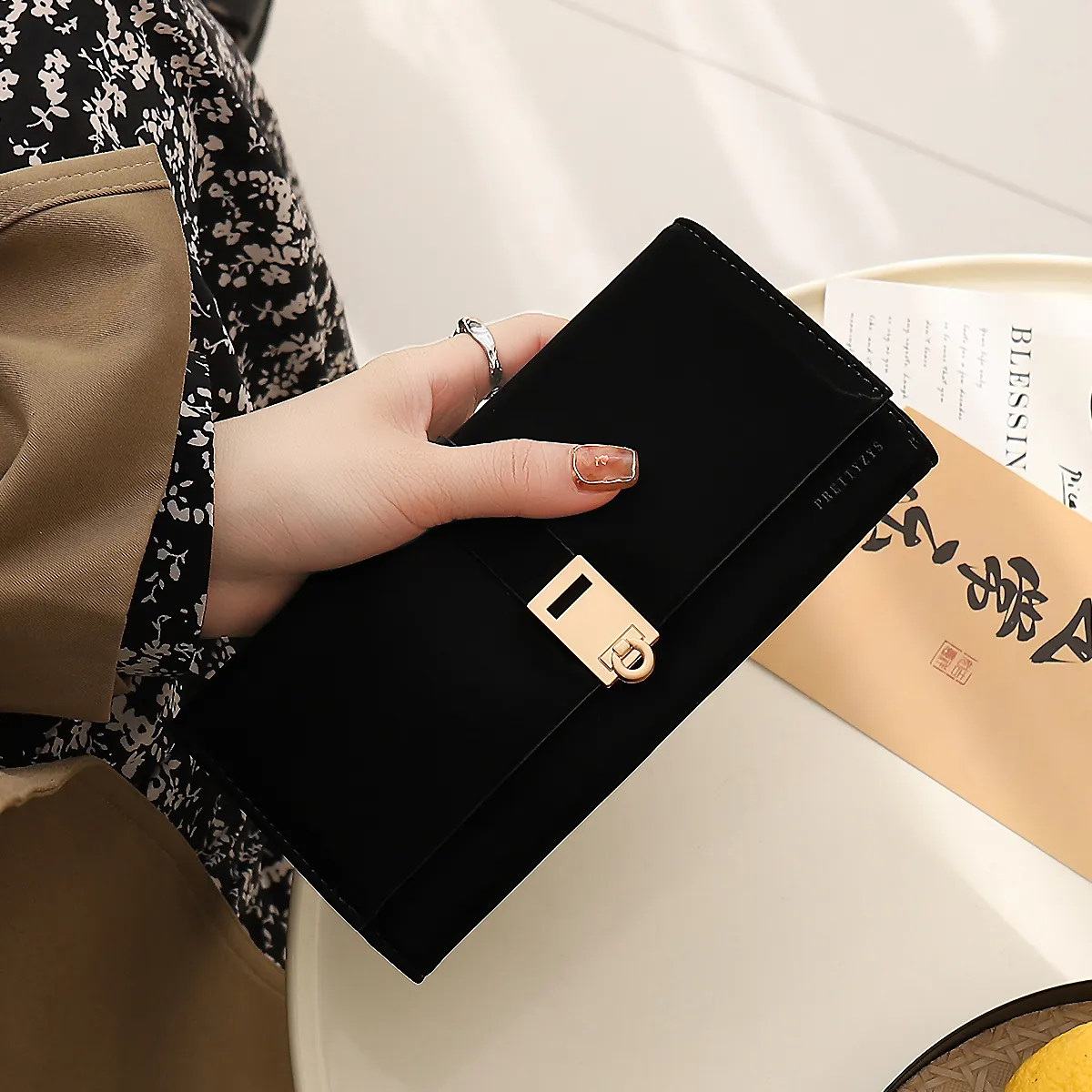 Long Wallets for Women 2025 Large Capacity Soft Leather Cash Organizer - 1