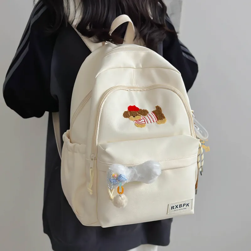 Cute Japanese Backpack for Girls, Large Capacity Lightweight Daypack for School - 5