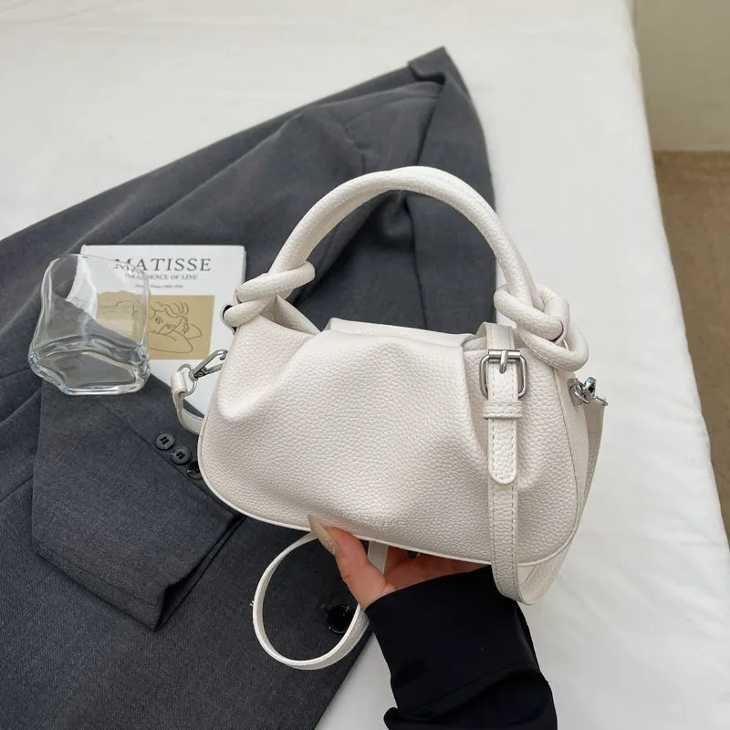 Fashionable Pleated Shoulder Bag 2025 New Women's Tote Crossbody Purse - 2