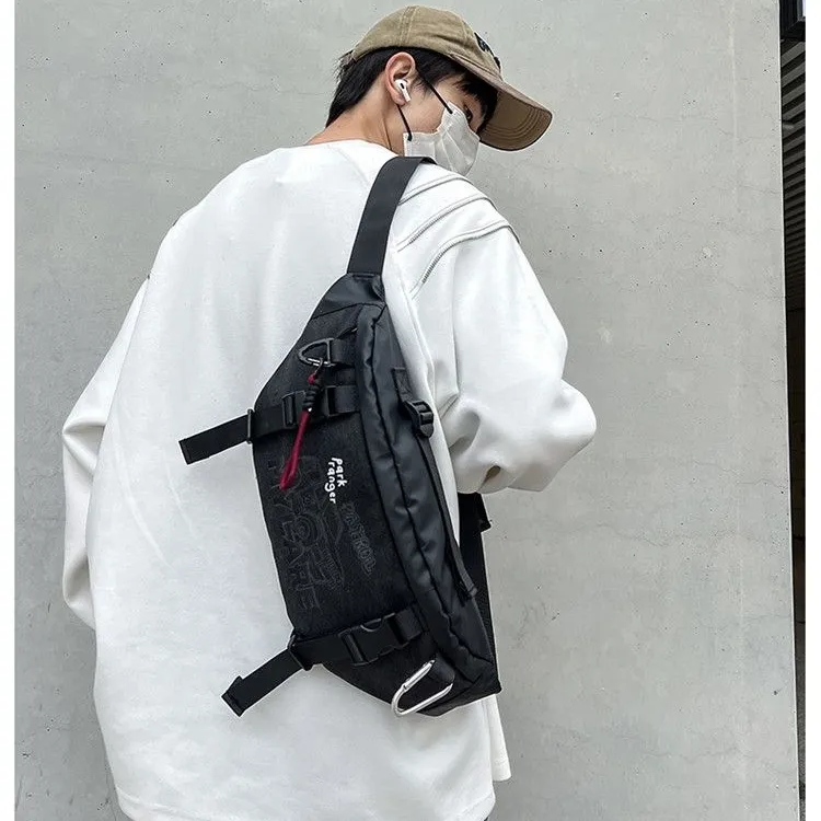 Men's & Women's Waist Bag Crossbody Motorcycle Chest Pack Large Capacity - 4