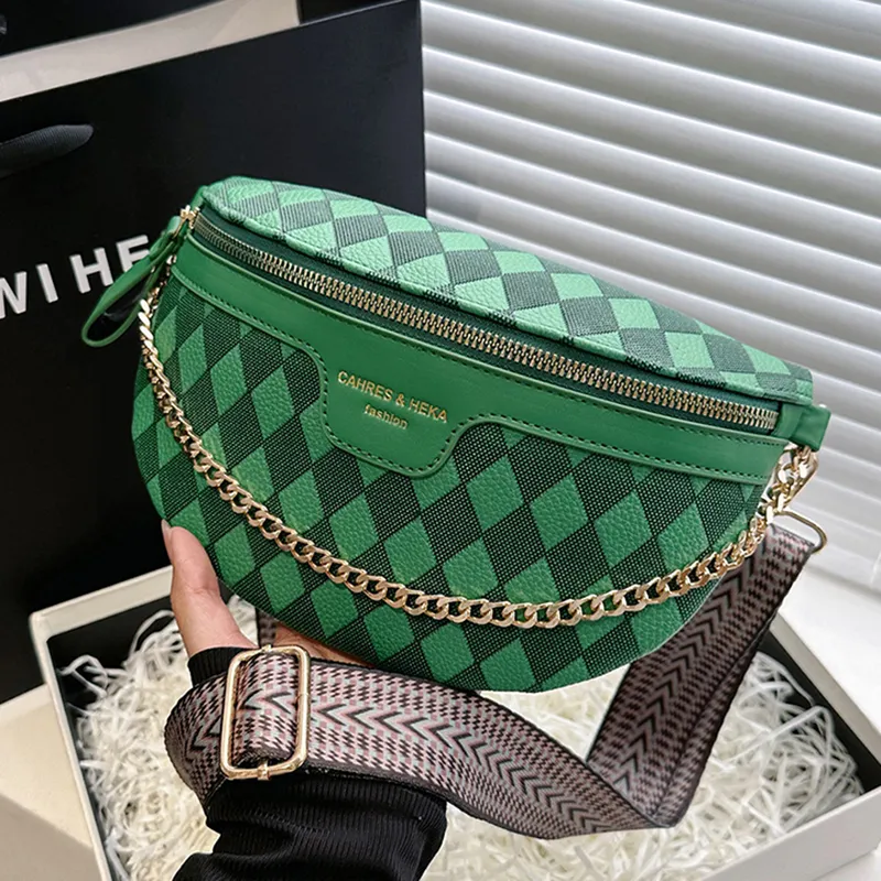 Quilted Waist Bag 2025 Fashionable Crossbody Sling Bag for Women - 4