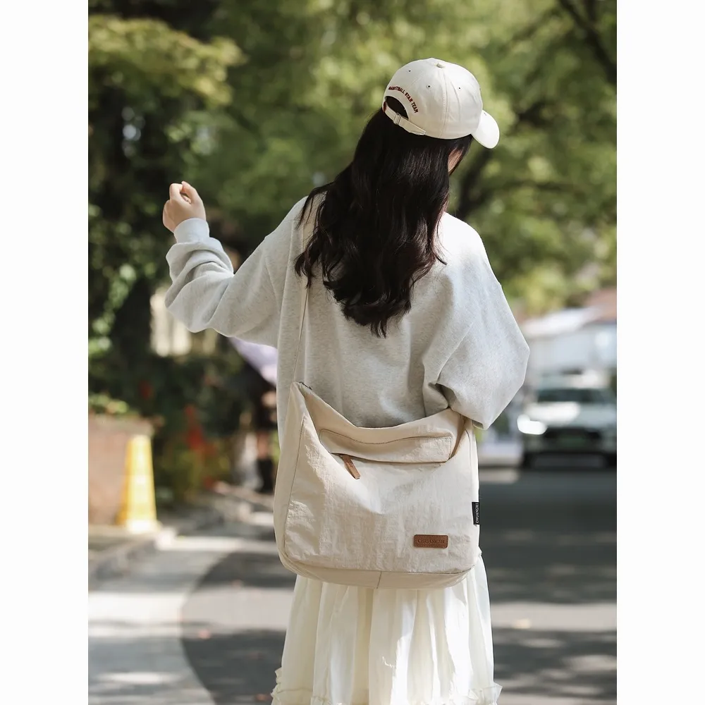 Men's Crossbody Bag Ins Casual Japanese Style Large Capacity Backpack - 3