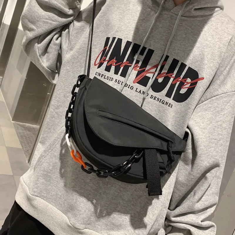 2021 Fashion UR Street Style Acrylic Chain Bag Unisex Crossbody Shoulder Bag - 2