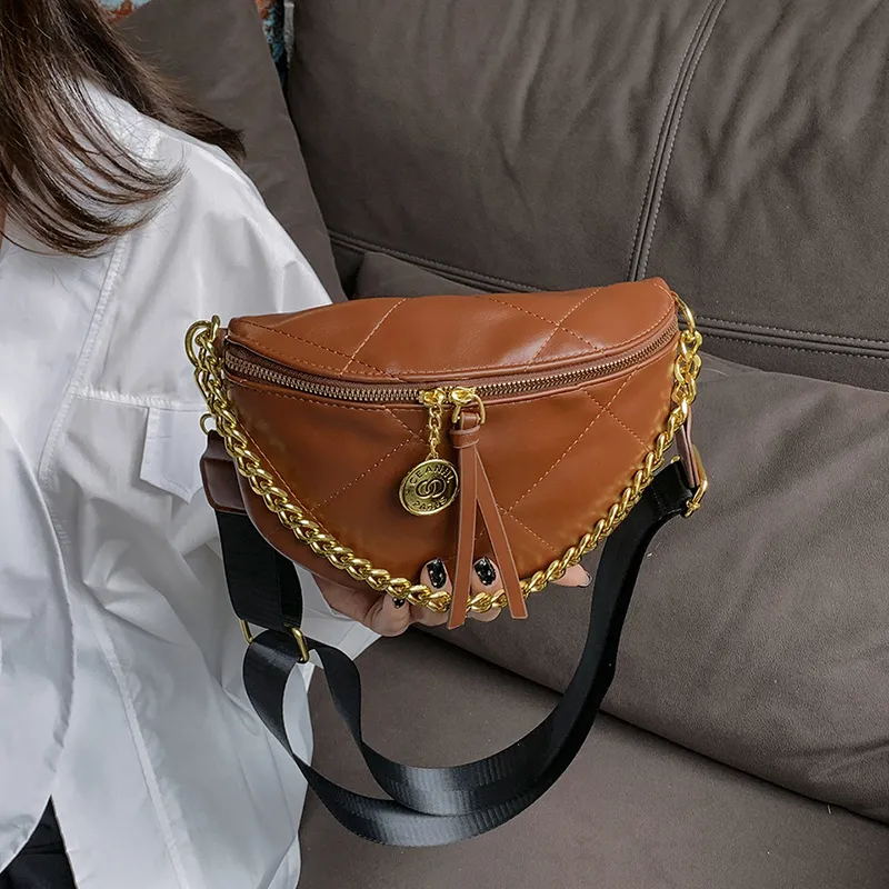 Chic Quilted Crossbody Bag 2024, Fashionable Waist Pack for Women - 4