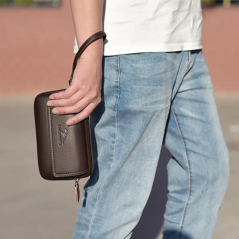 Large Capacity Waist Bag for Men with Phone Holder & Card Pockets - 4