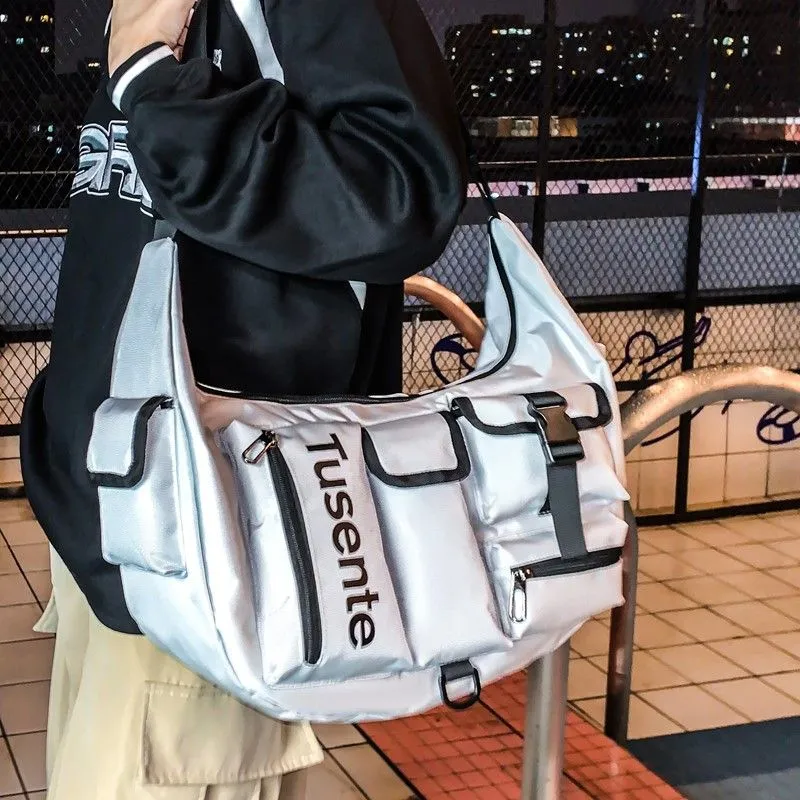 Men's Crossbody Bag Large Capacity Sport Gym Travel Lightweight Riding Backpack - 2