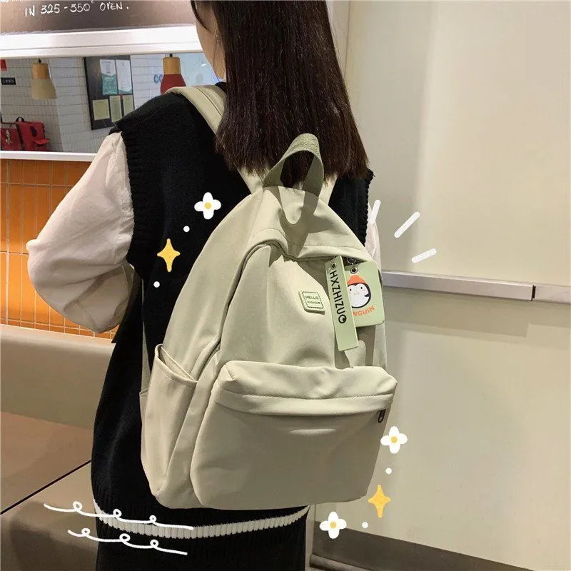 Japanese Style Backpack for Women, 14 Inch Laptop College School Bag - 1