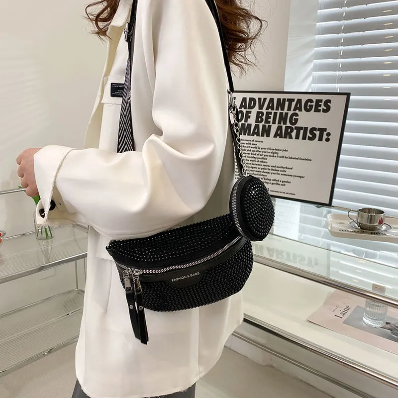 Rhinestone Shoulder Bag 2022 New Fashion Crossbody Bag for Women - 4
