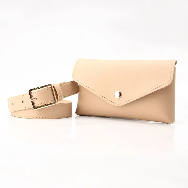 Mini Waist Bag Belt for Women - Fashion Phone Key Pouch with Buckle - 5
