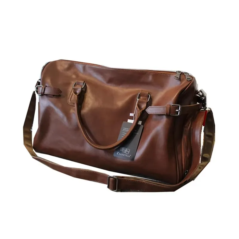 Large Capacity Travel Duffel Bag with Shoe Compartment, Wet Dry Separation - 5