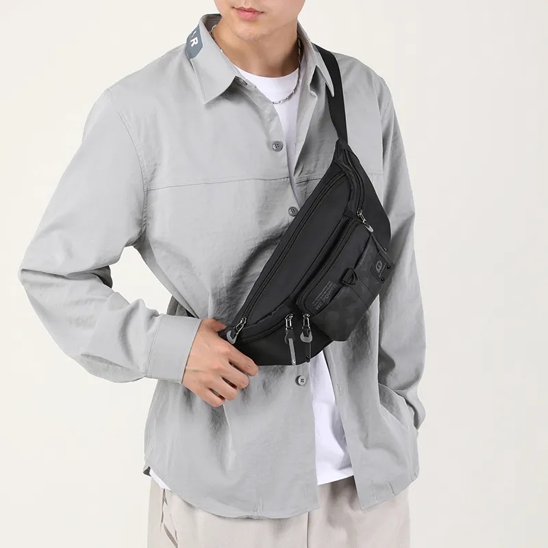Waist Pack Outdoor Durable Multi-functional Camouflage Crossbody Bag - 5