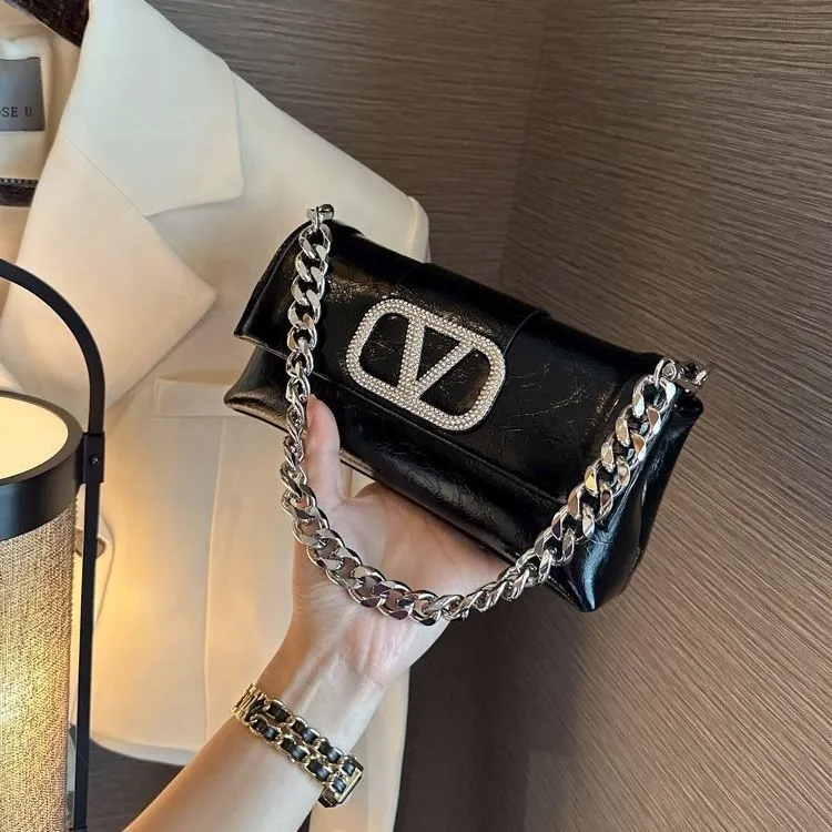 2024 Crossbody Bag for Women, Fashion Chain Strap Small Square Purse - 1