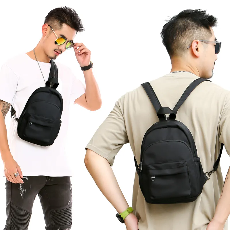 Multifunctional 2-in-1 Men's Casual Backpack Chest Bag 2024 Lightweight Waterproof - 2
